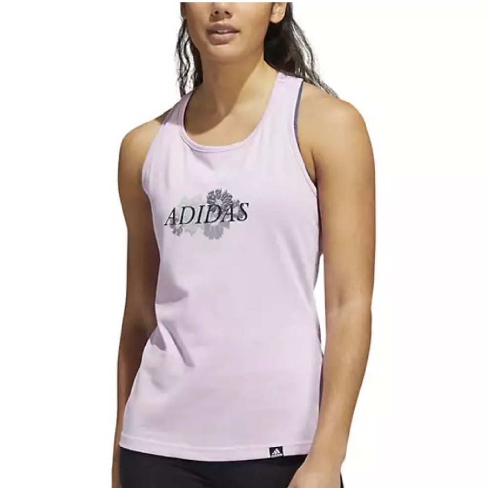 Adidas Racerback Tank Flower Print